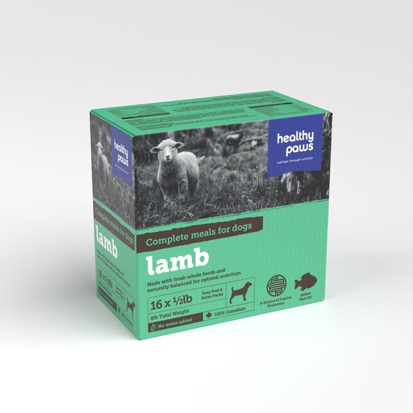 Healthy Paws Raw - Complete Lamb Dinner