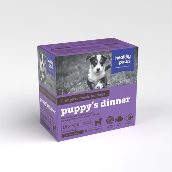 Healthy Paws Raw - Complete Puppy Dinners