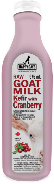 Happy Days - Frozen Raw Goat Milk Kefir With Cranberry