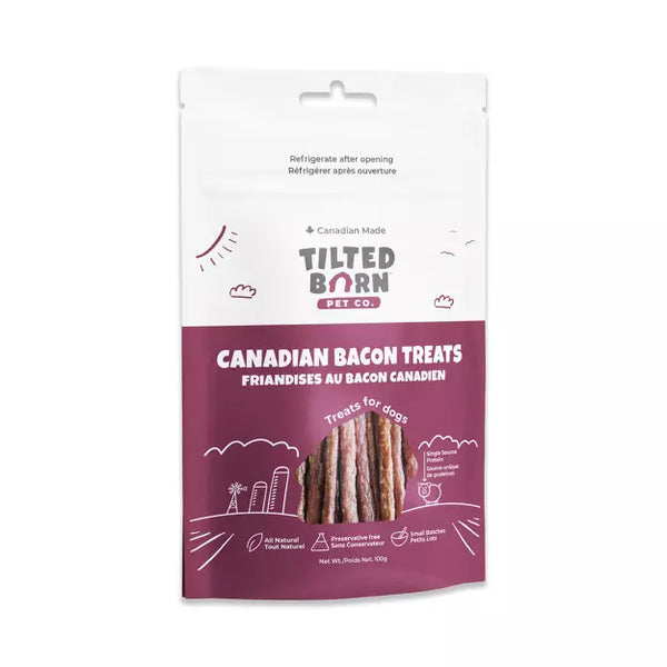 Tilted Barn Pet Co - Canadian Bacon Treats (100g)