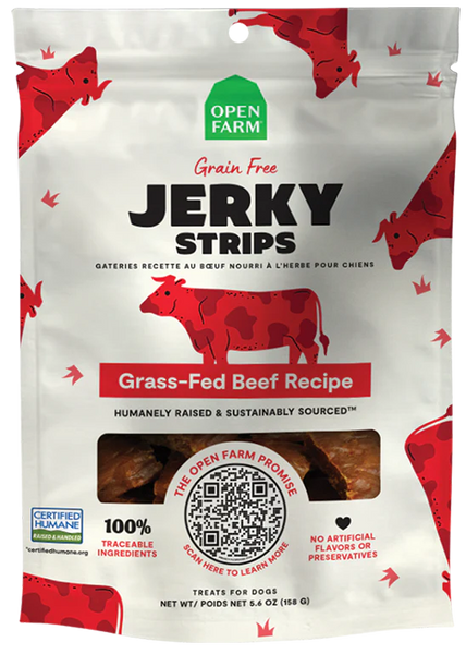 Open Farm - Grass Fed Beef Jerky Strips