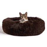 Donut Bed in Shag Fur - Calming