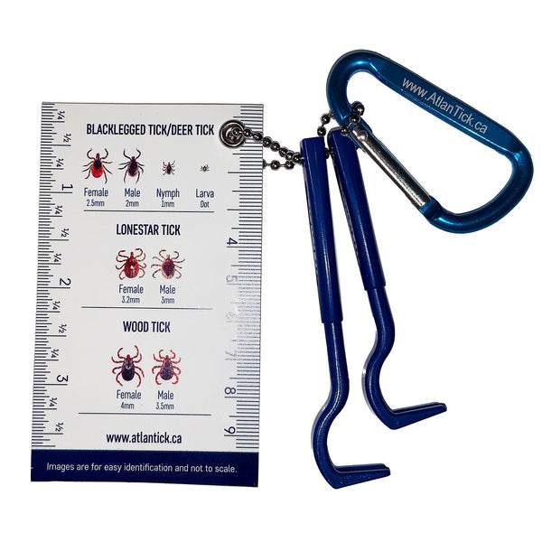 Atlantick - Tick Pick Remover with Key Chain & ID Card