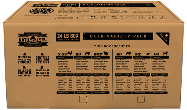 Naturawls - Bulk Box - Variety Box - 24 lb (1 lb)